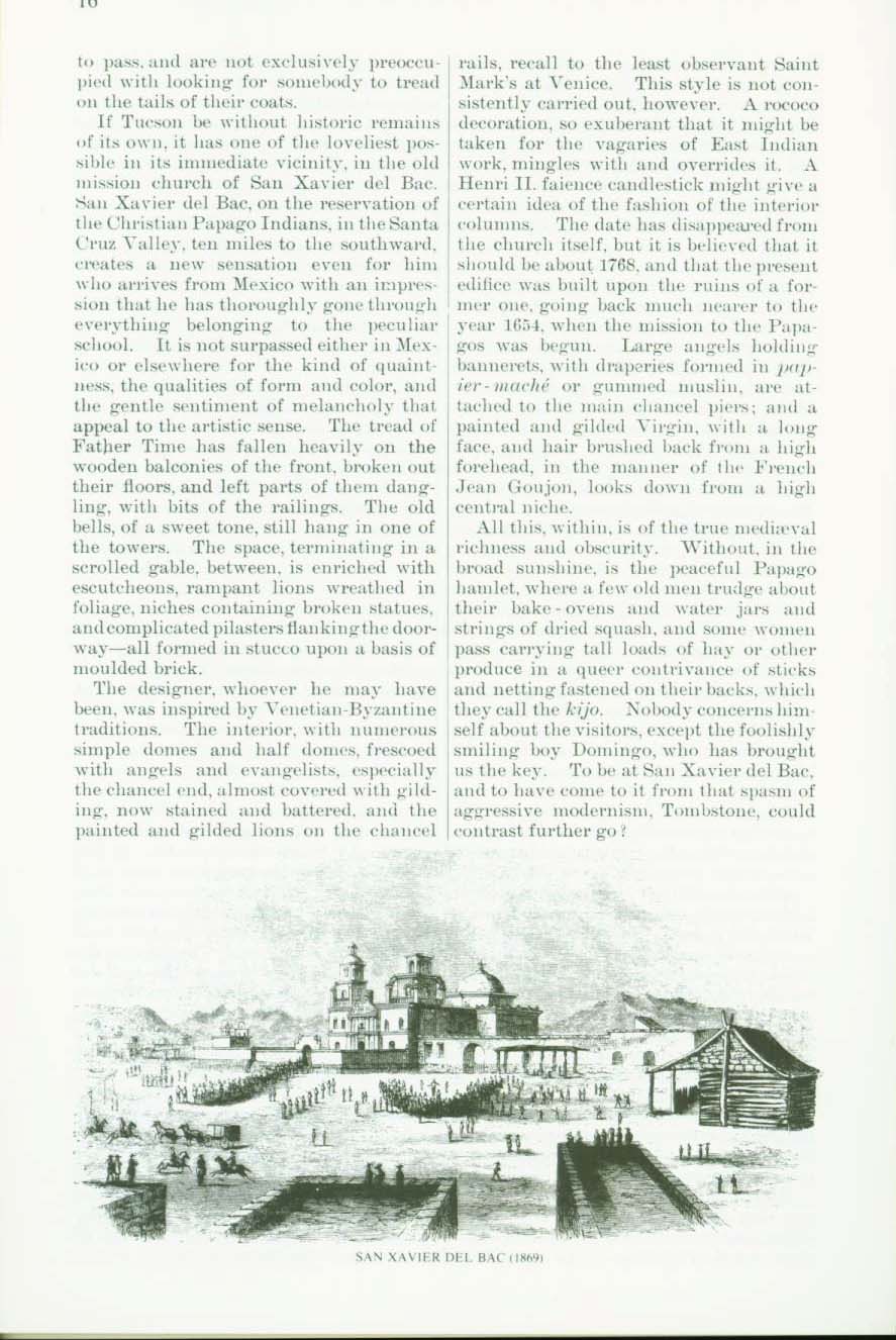 ACROSS ARIZONA IN 1883 including glimpses of Yuma, Tucson, Tombstone. vist0011g